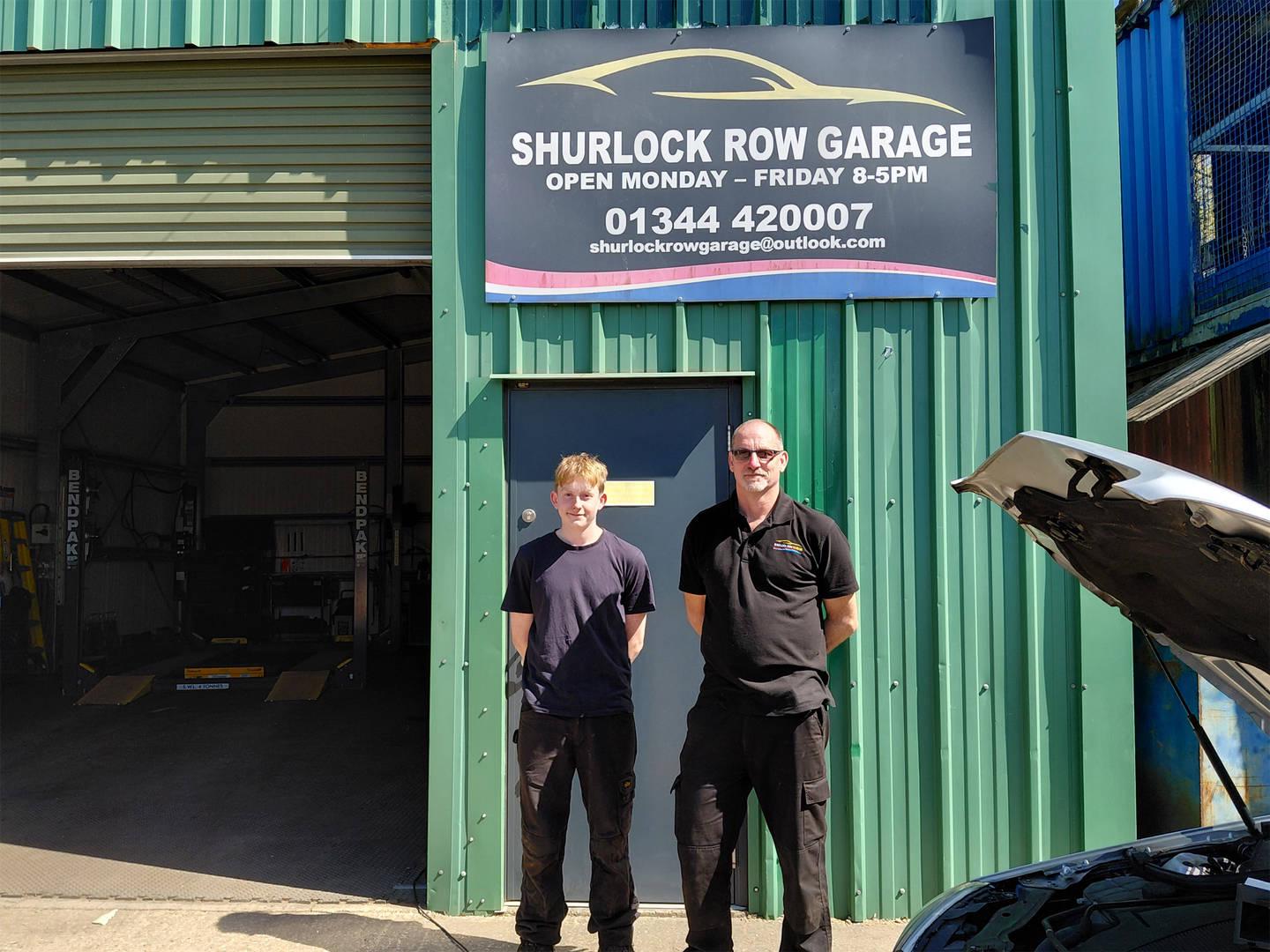 Shurlock Row Garage workshop